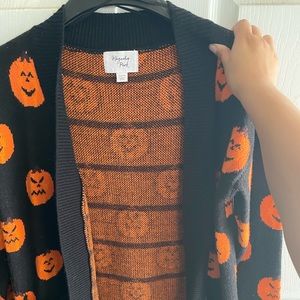 Unique Vintage Magnolia Park Pumpkin Cardigan